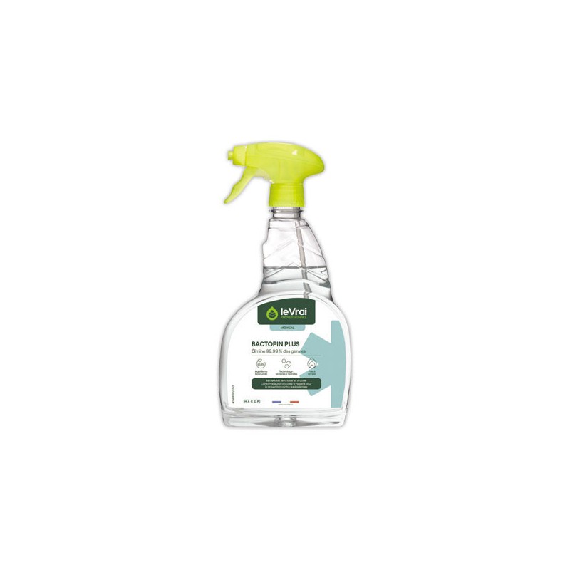 Détergent désinfectant BACTOPIN PLUS multi-surfaces 750 ml  - Fiducial