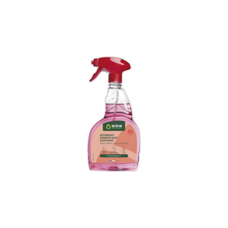 Détergent désinfectant sanitaires PAE 750 ml  - Fiducial