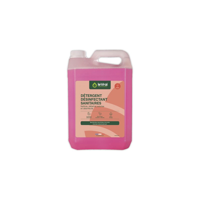 Détergent désinfectant sanitaires PAE 5 L  - Fiducial