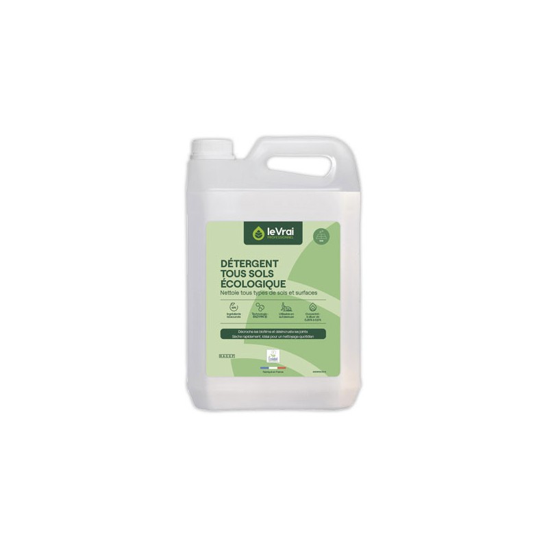 Détergent tous sols et multisurfaces Enzypin - 5L  - Fiducial