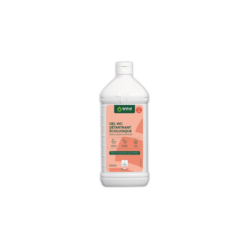 Flacon gel détratrant WC technologie Enzypin - 1l  - Fiducial