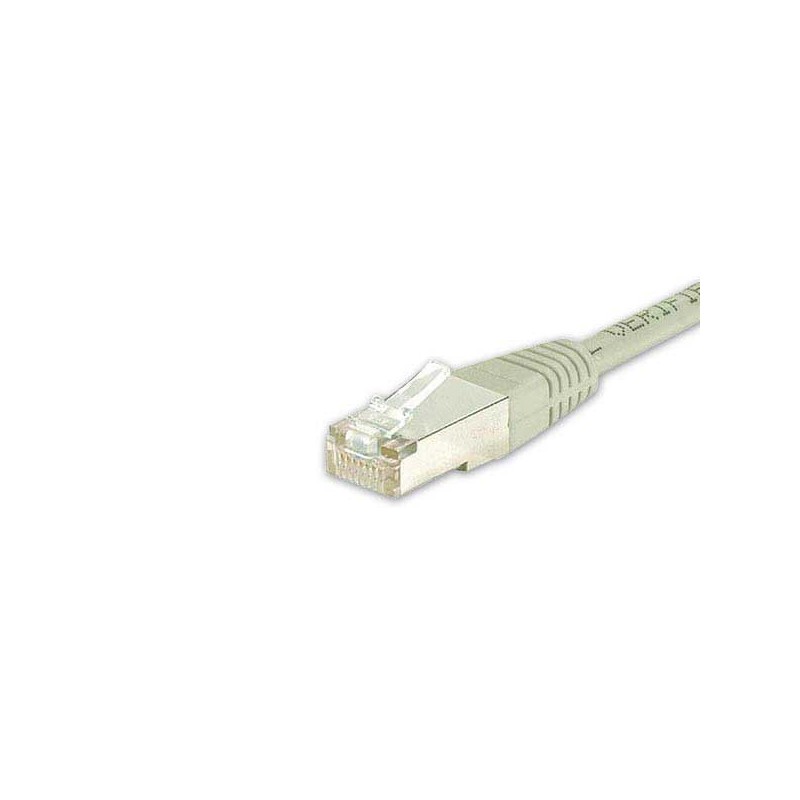 Câble réseau RJ45 FTP CAT6 10 M gris  - Fiducial