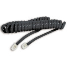 Câble RJ9 4/4 noir 2 m. en spirale  - Fiducial