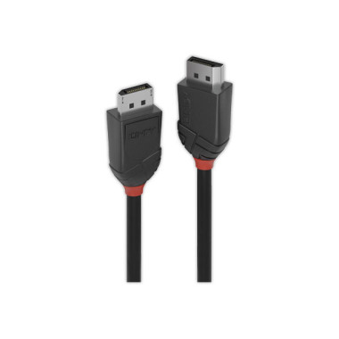 Câble DisplayPort 1.2, Black Line, 1m - LINDY  - Fiducial