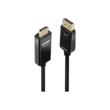 Cordon DisplayPort 1.2 vers HDMI 2.0 actif - 2M  - Fiducial