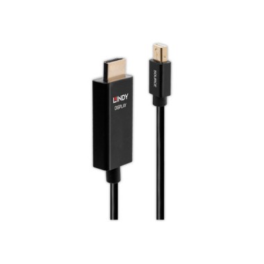 Cordon mini displayport vers hdmi 2.0 actif - 2M  - Fiducial
