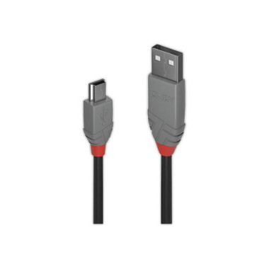 Câble USB 2.0 Type A mâle / B mini mâle  - Fiducial