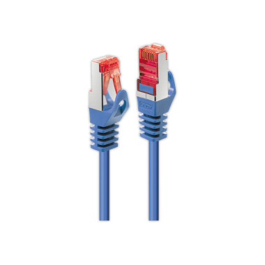 Câble réseau RJ45 S/FTP CAT6 3 m. bleu  - Fiducial