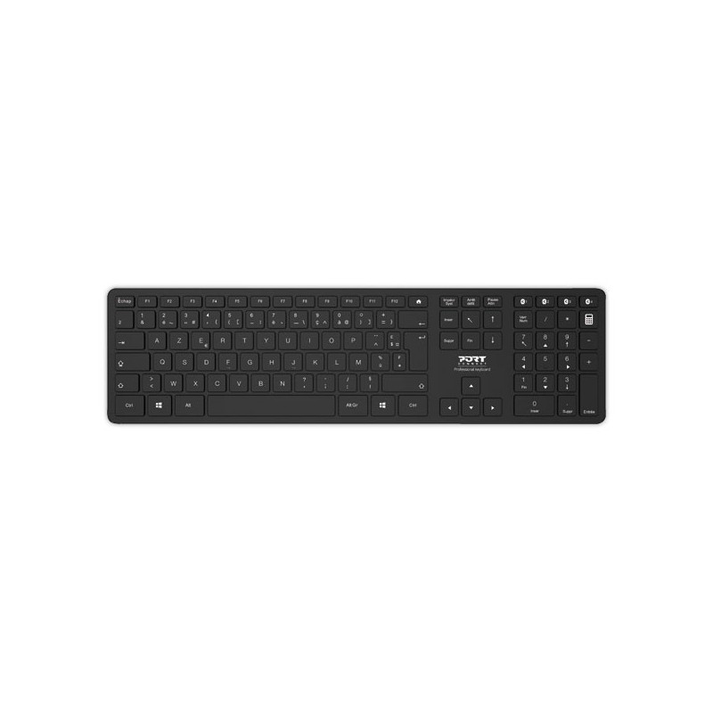 Clavier bluetooth rechargeable Executive - noir  - Fiducial