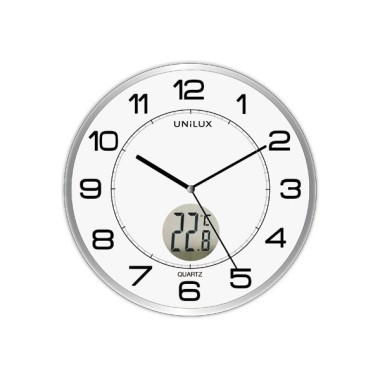 Horloge murale avec thermomètre  - Fiducial