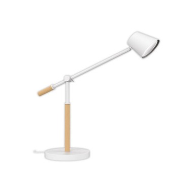Lampe de bureau LED VICKY 5W blanc  - Fiducial