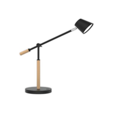 Lampe de bureau LED VICKY 5W noire  - Fiducial