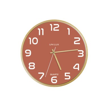 Horloge Quartz Baltic - Brique  - Fiducial