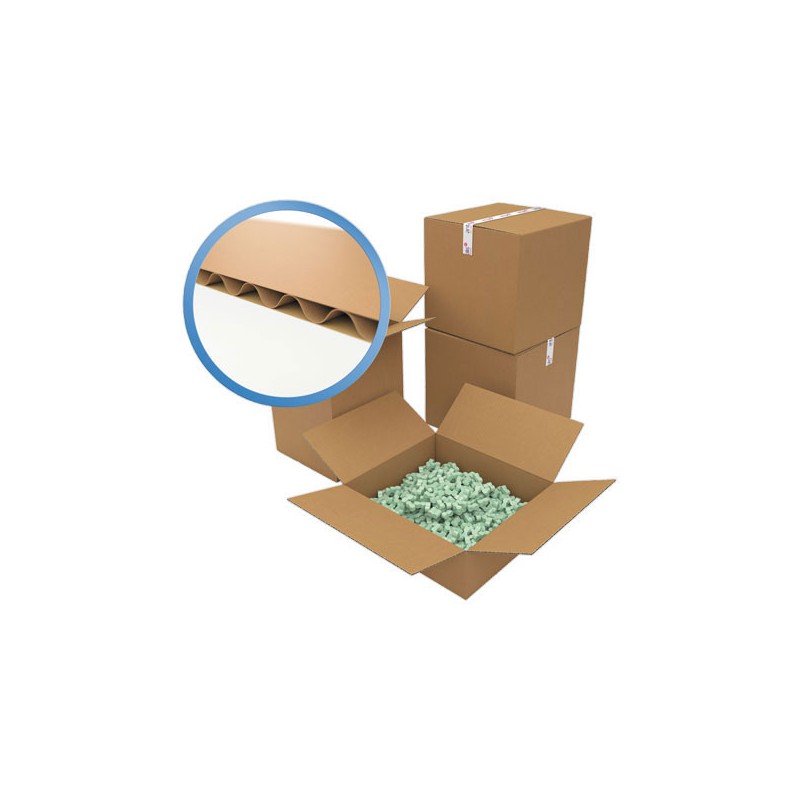 Caisses américaines simple cannelure L 40 x l 30 x H 10 cm  x20 - Fiducial