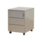 Caisson mobile en métal 3 tiroirs aluminium monté  - Fiducial