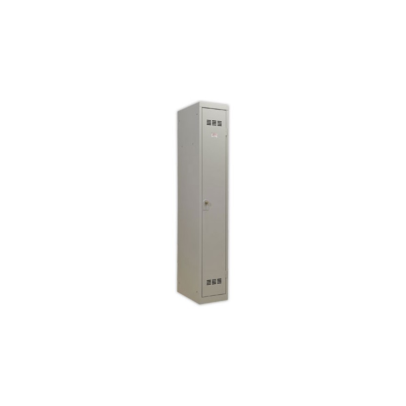 Vestiaire industrie propre 1 colonne H.180 x L.30cm Gris.  - Fiducial