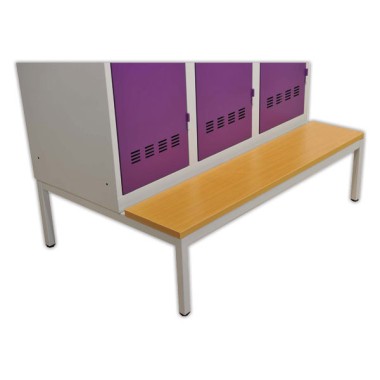 Socle Banc pour vestiaires VINCO L 120cm  - Fiducial