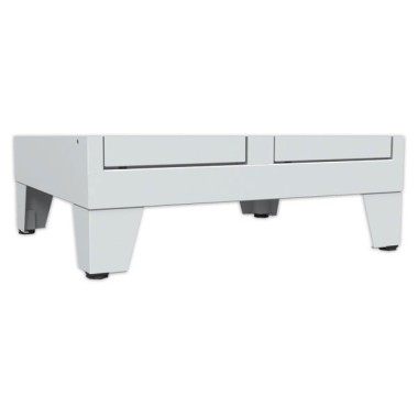 Pieds pour vestiaire gris  x4 - Fiducial