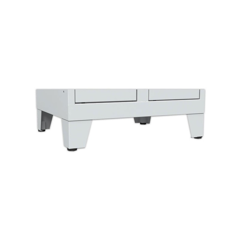 Pieds pour vestiaire gris  x4 - Fiducial