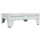 Pieds pour vestiaire gris  x4 - Fiducial