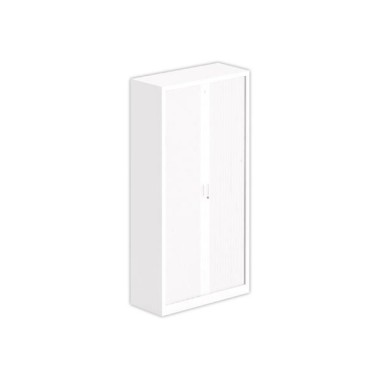 Armoire haute à rideaux métalliques 198x100 blanc  - Fiducial