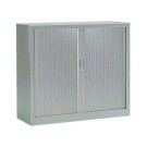 Armoire basse à rideaux 100x120 cm - alu  - Fiducial