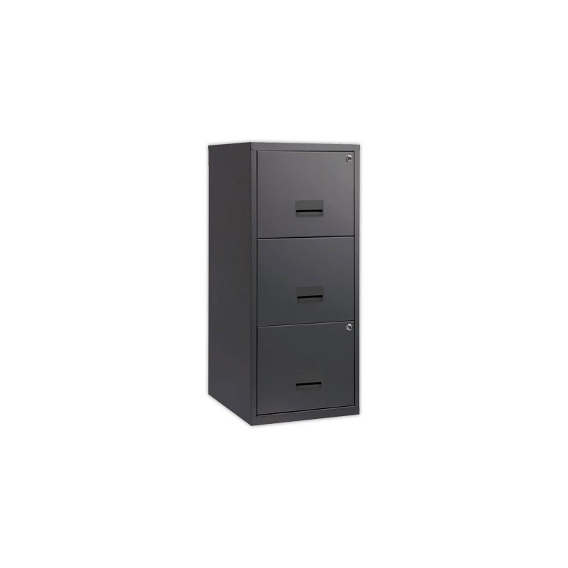 Maxiclasseur à dossier 3 tiroirs anthracite  - Fiducial