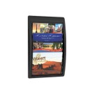 Présentoir mural en colonne 4 cases pour format 24 x 32 - noir  - Fiducial