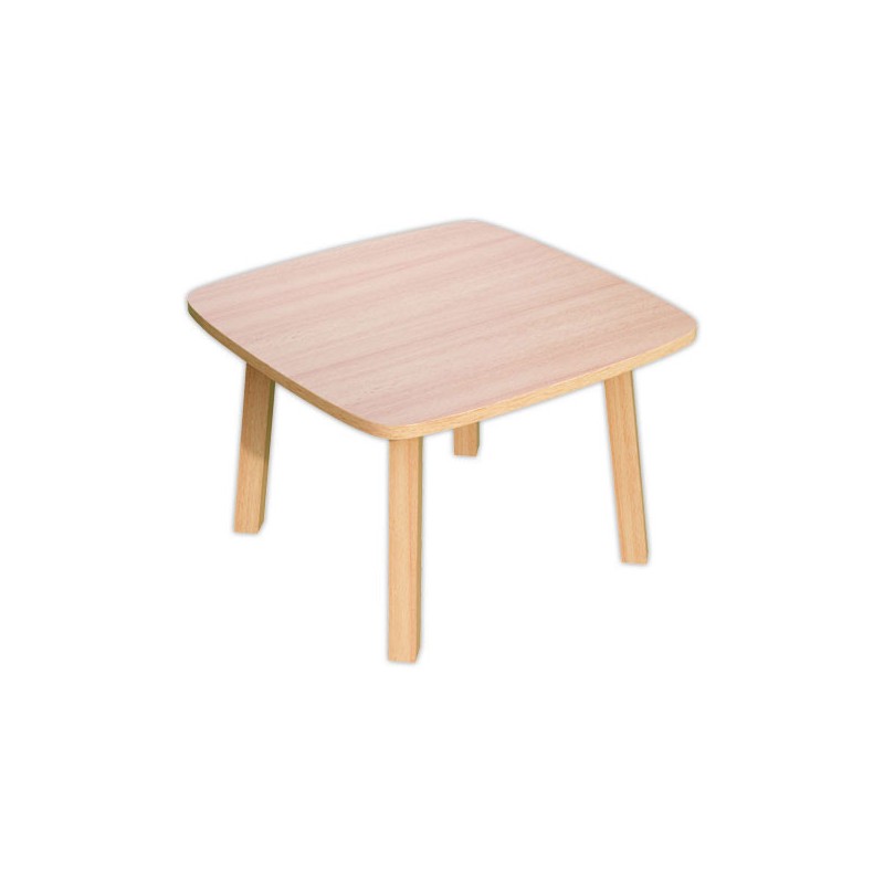 Table basse WOODY 60x60 cm Hêtre  - Fiducial