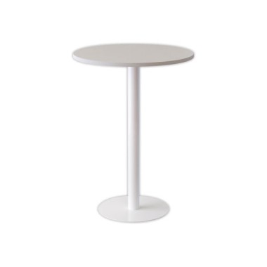 Mange debout plateau blanc Diamètre  80 cm  - Fiducial