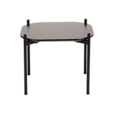 Table basse MEET 50 x 50 Noir pieds noirs  - Fiducial