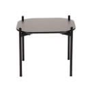Table basse MEET 50 x 50 Noir pieds noirs  - Fiducial