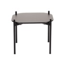Table basse MEET 50 x 50 Noir pieds noirs montée  - Fiducial