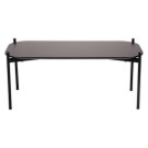 Table basse MEET 100 x 50 Noir pieds noirs  - Fiducial
