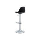 Tabourets BOBBA pied alu assise noire  x2 - Fiducial
