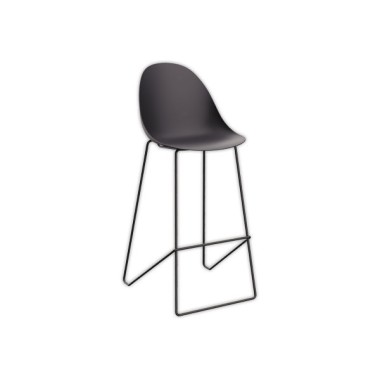 chaises hautes VOID piétement luge noir  x2 - Fiducial