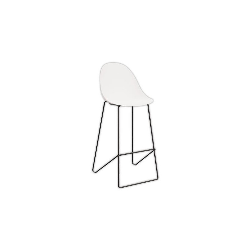 Chaises hautes VOID piétement luge Blanc  x2 - Fiducial