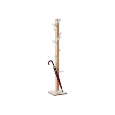 Portemanteau EASYCLOTH 6 patères blanc  - Fiducial