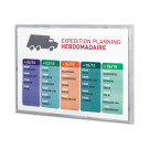Porte-affiche cadr'info A3 - gris alu  - Fiducial