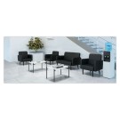 Fauteuil LISBOA 1 place Simili cuir noir monté  - Fiducial