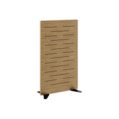 Cloison acoustique Hêtre H140cm montée  - Fiducial