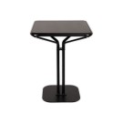table métal 60x60 noire intérieure et extérieure montée  - Fiducial