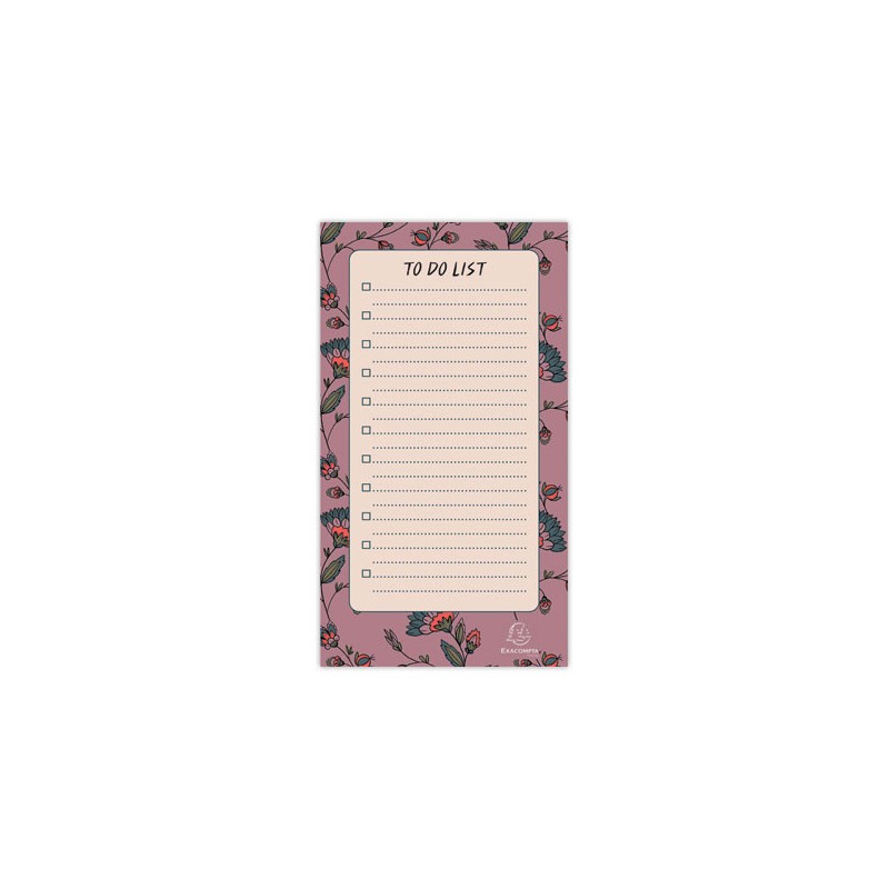 Bloc To Do List Color Design - 18x10cm  - Fiducial