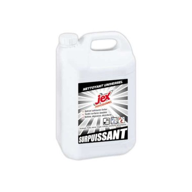 Bidon 5 litres de nettoyants Surpuissant Jex pro  - Fiducial