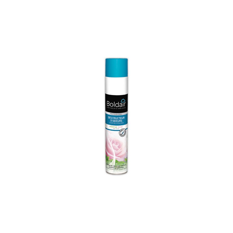 Désodorisant menthe/rose destructeur d'odeurs BOLDAIR 500 ml  - Fiducial