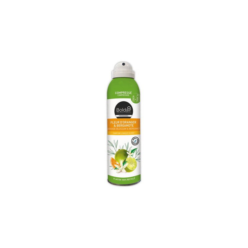 Désodorisant destructeur d'odeur BOLDAIR Fleur d'oranger-Bergamo 250ml  - Fiducial