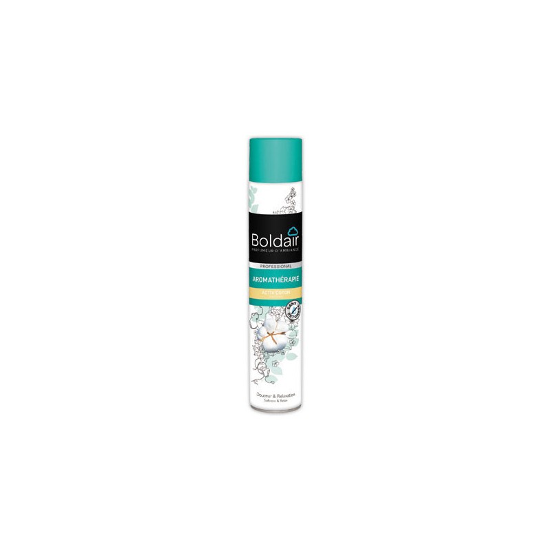 Désodorisant BOLDAIR Aromathérapie Coton 500ml  - Fiducial