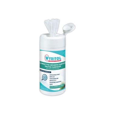 Boîte de 120 lingettes désinfectantes multisurfaces WYRITOL  - Fiducial