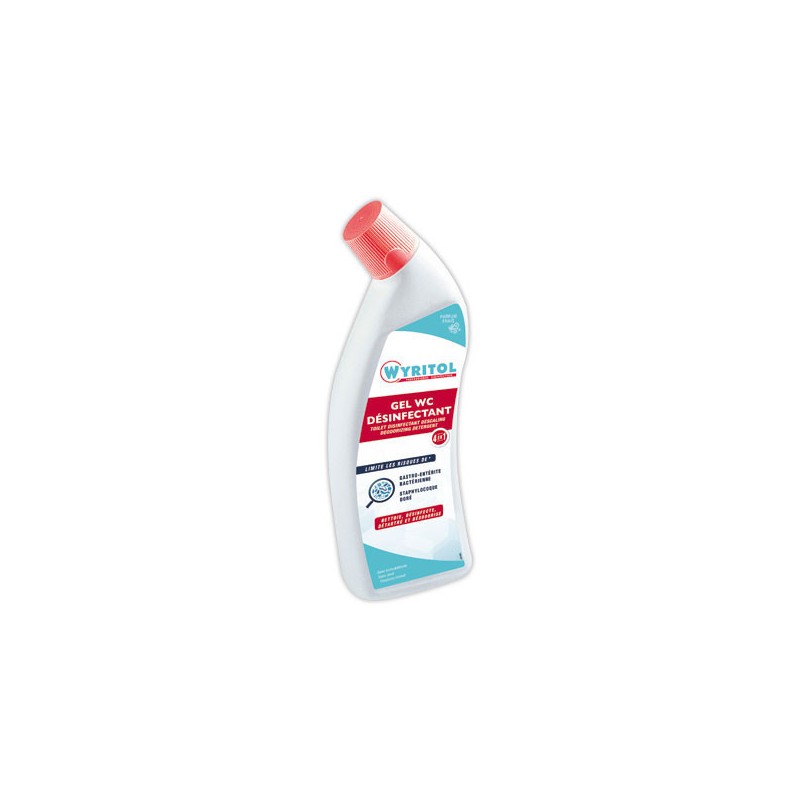 Gel WC désinfectant détartrant surpuissant 4 en 1 Wyritol  - Fiducial