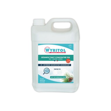 Détergent désinfectant Wyritol 3D pin multi-usages 5L Bactéricide  - Fiducial